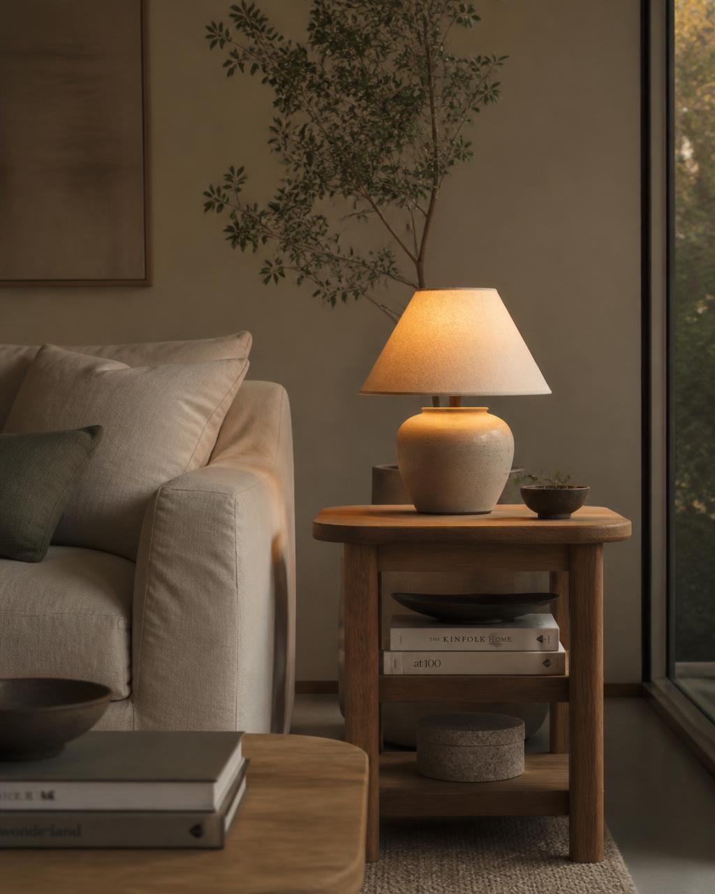A lamp that makes evenings calmer